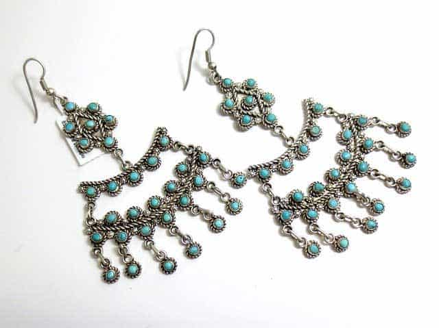 Ohringe als Indianerschmuck