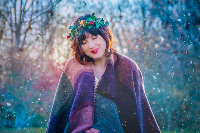 Poncho für Damen